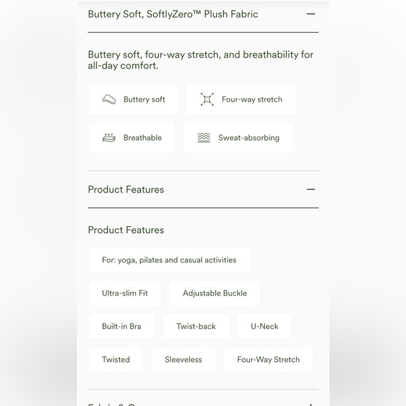 HALARA SoftlyZero Plush Cut out yoga tank top D-F cups - Picture 7 of 7